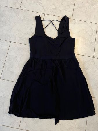 Vila Rückenfreies-Kleid, schwarz, Grösse 40