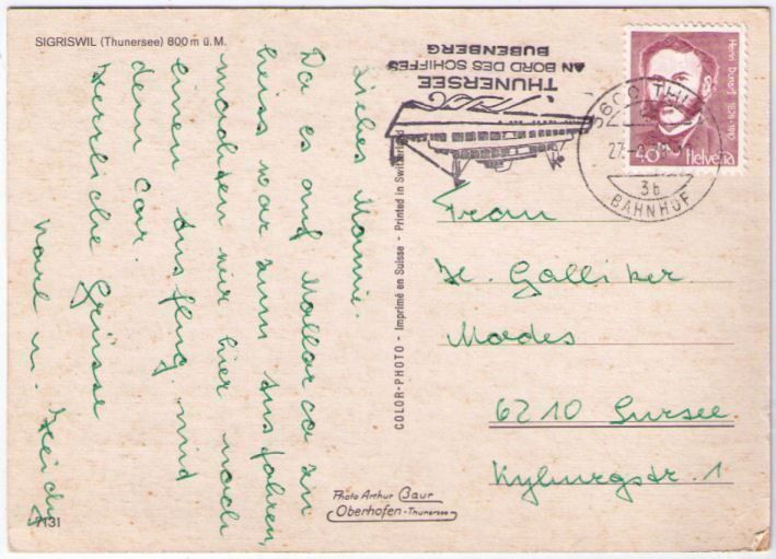 Cartes postales: Sigriswil - 3 Bild AK – D'occasion à Binningen par Mountainrider 1