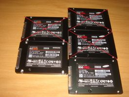 1 stück 250/256gb ssd. Samsung. Getestet.