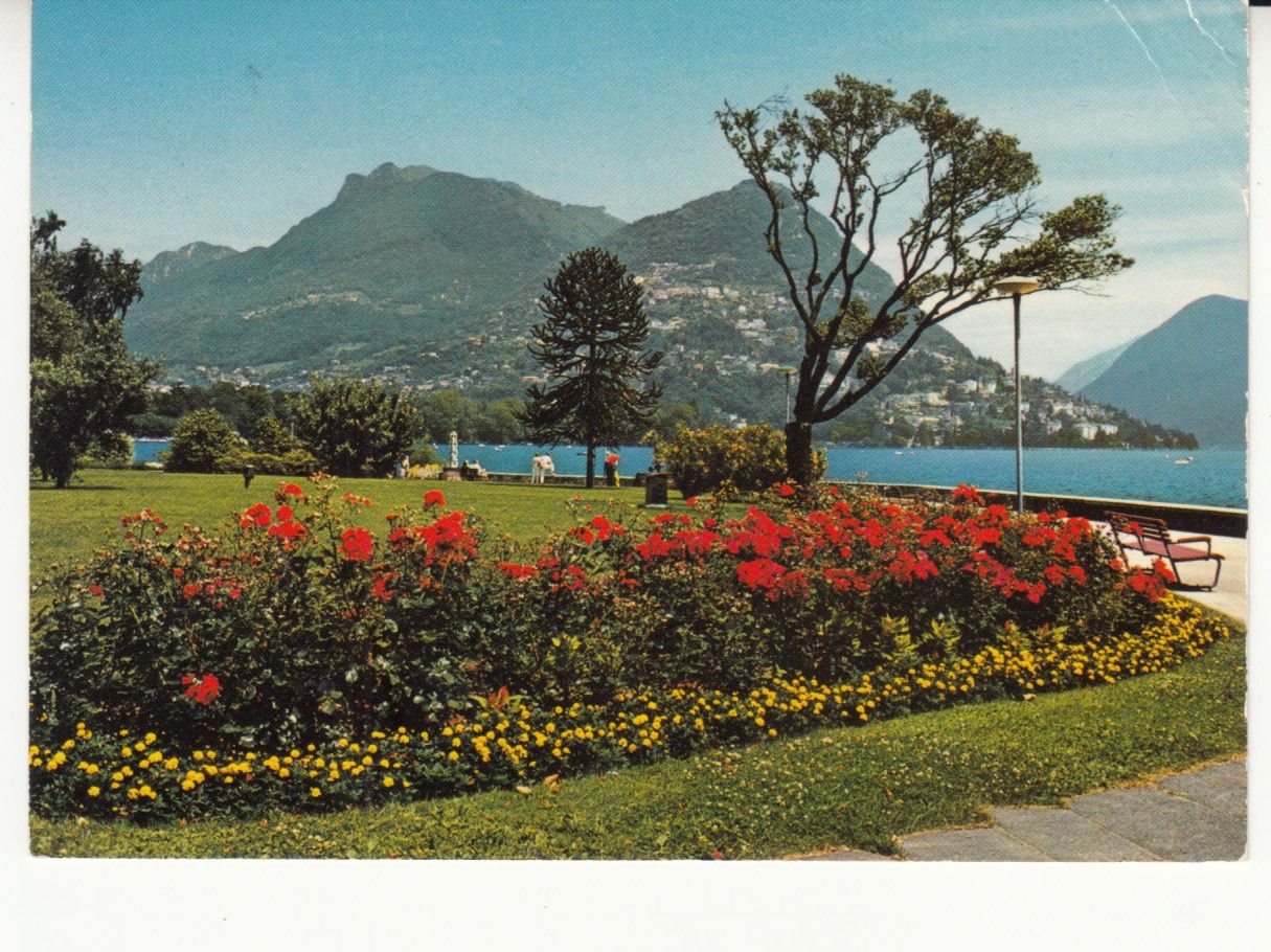 Cartoline postali: Lugano 1975 – Usato da Bürglen TG venduto da StampGraf