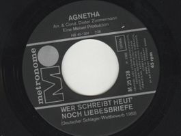 Agnetha Fältskog (vor ABBA 1969) 7" Vinyl Single