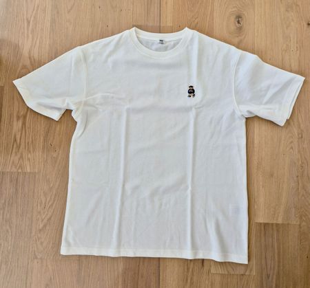 SHIRT AUS SÜDKOREA, K-Pop: Woody, Gr. L weiss NEUWERTIG
