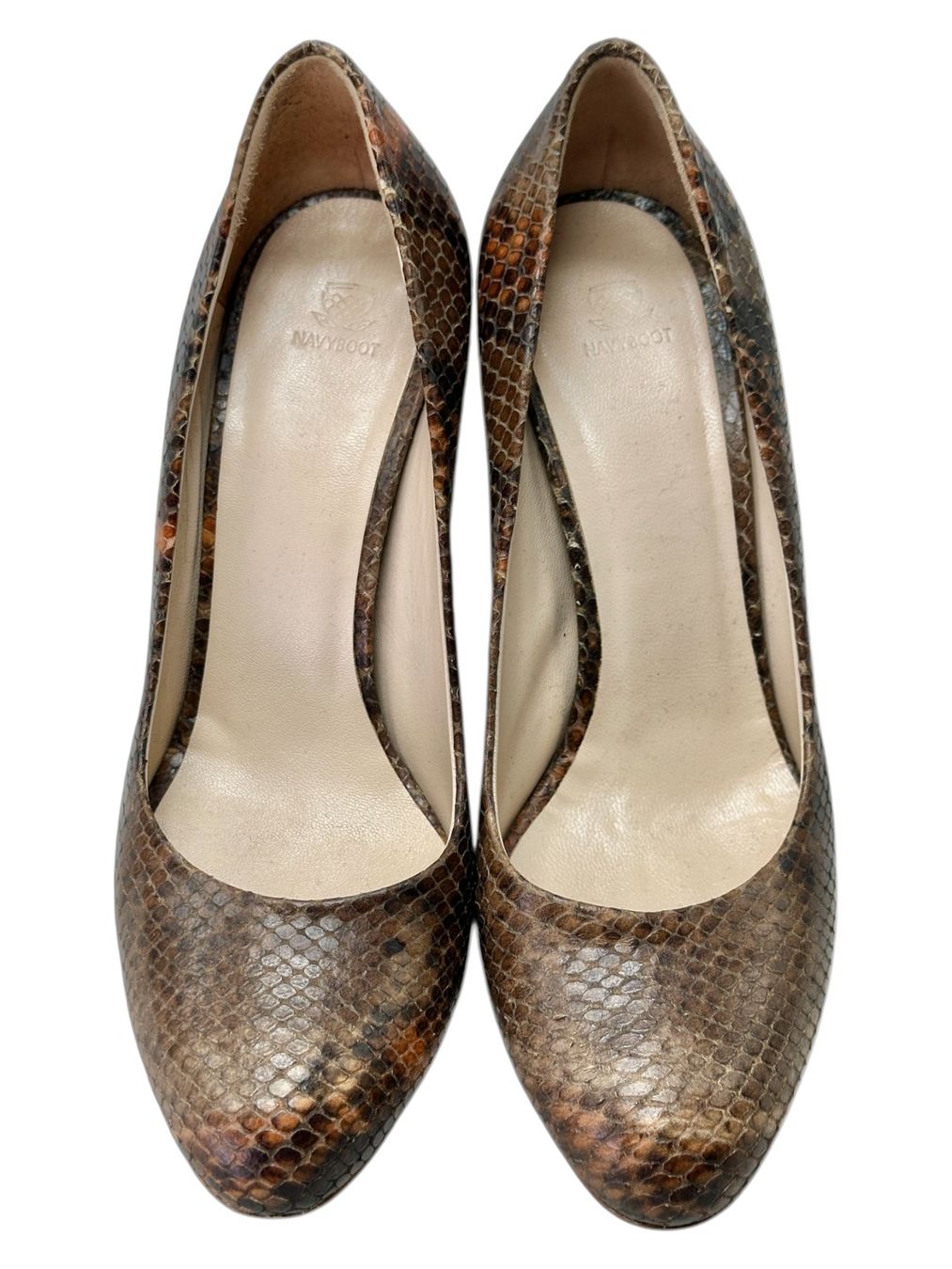 Navyboot Scarpe da donna: Escarpins Navyboot en cuir façon python. Pointure 36 – Usato da Morges venduto da sauveurdetresors 2