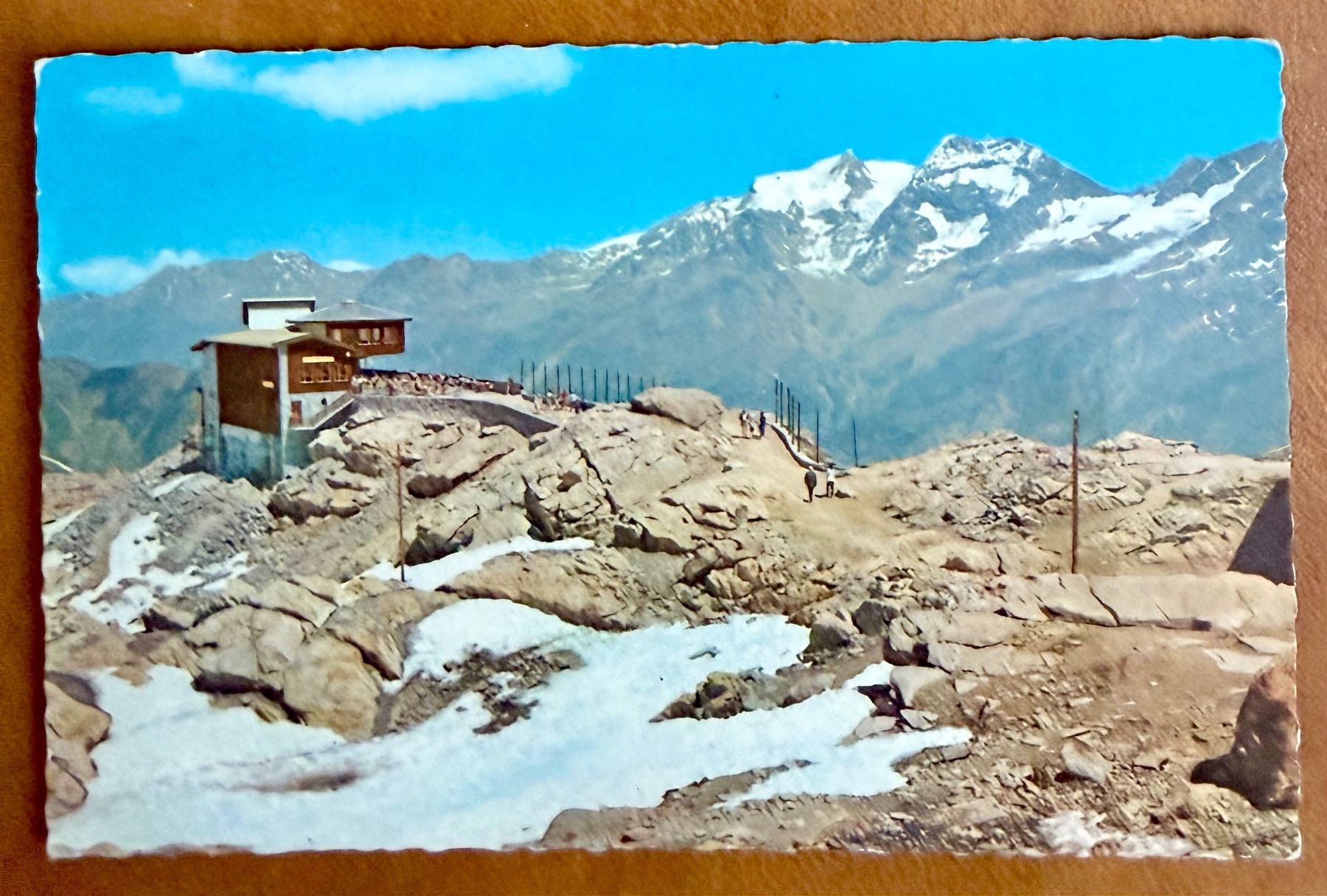 Cartoline postali: Saas - Fée - Restaurant Längfluh – Usato da Lutry venduto da Ediego