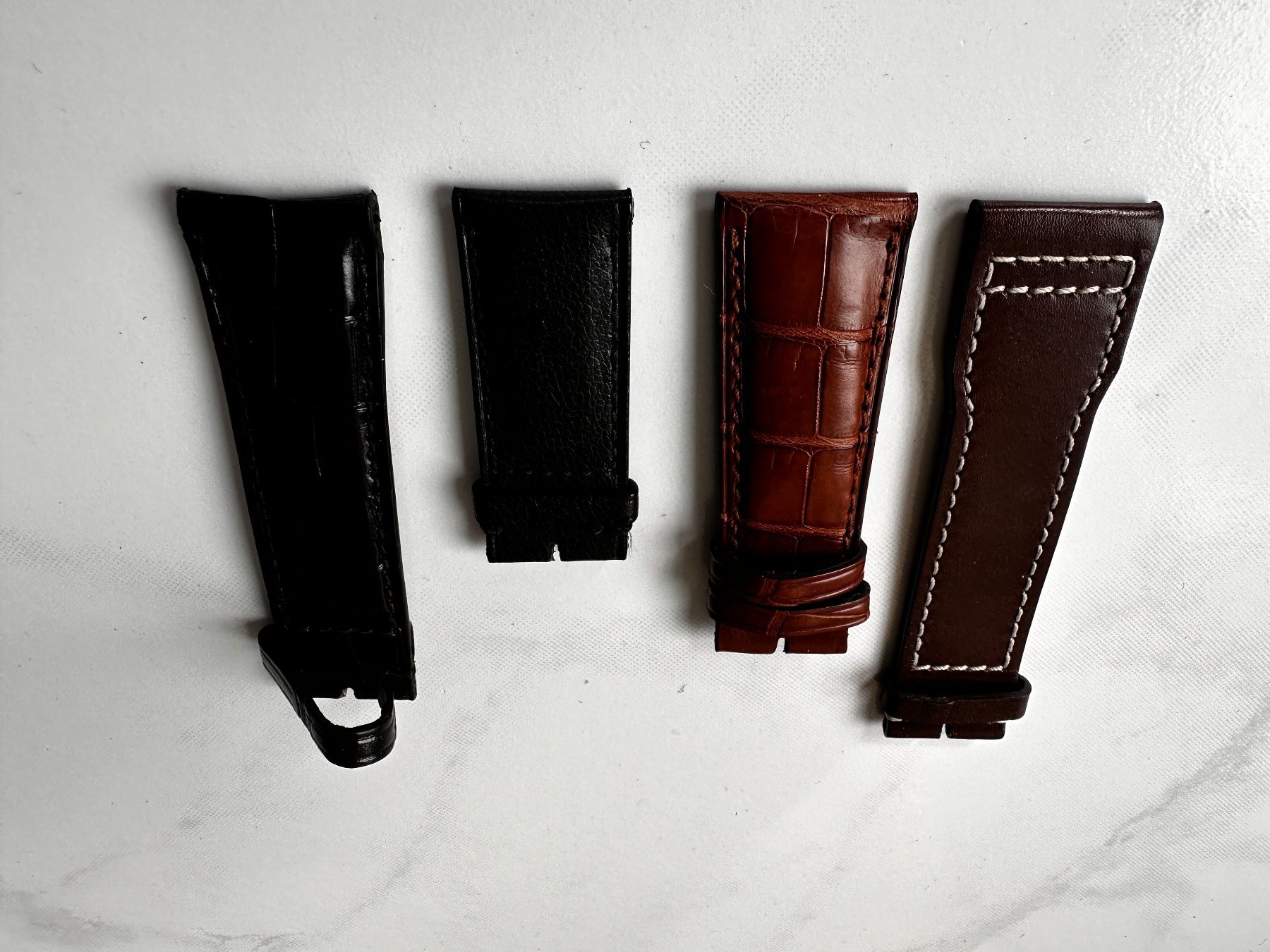 IWC Bracciali & Braccialetti: IWC Krokodil Bänder einzel Stücke – Difettoso da Neunkirch venduto da internet-shop 2