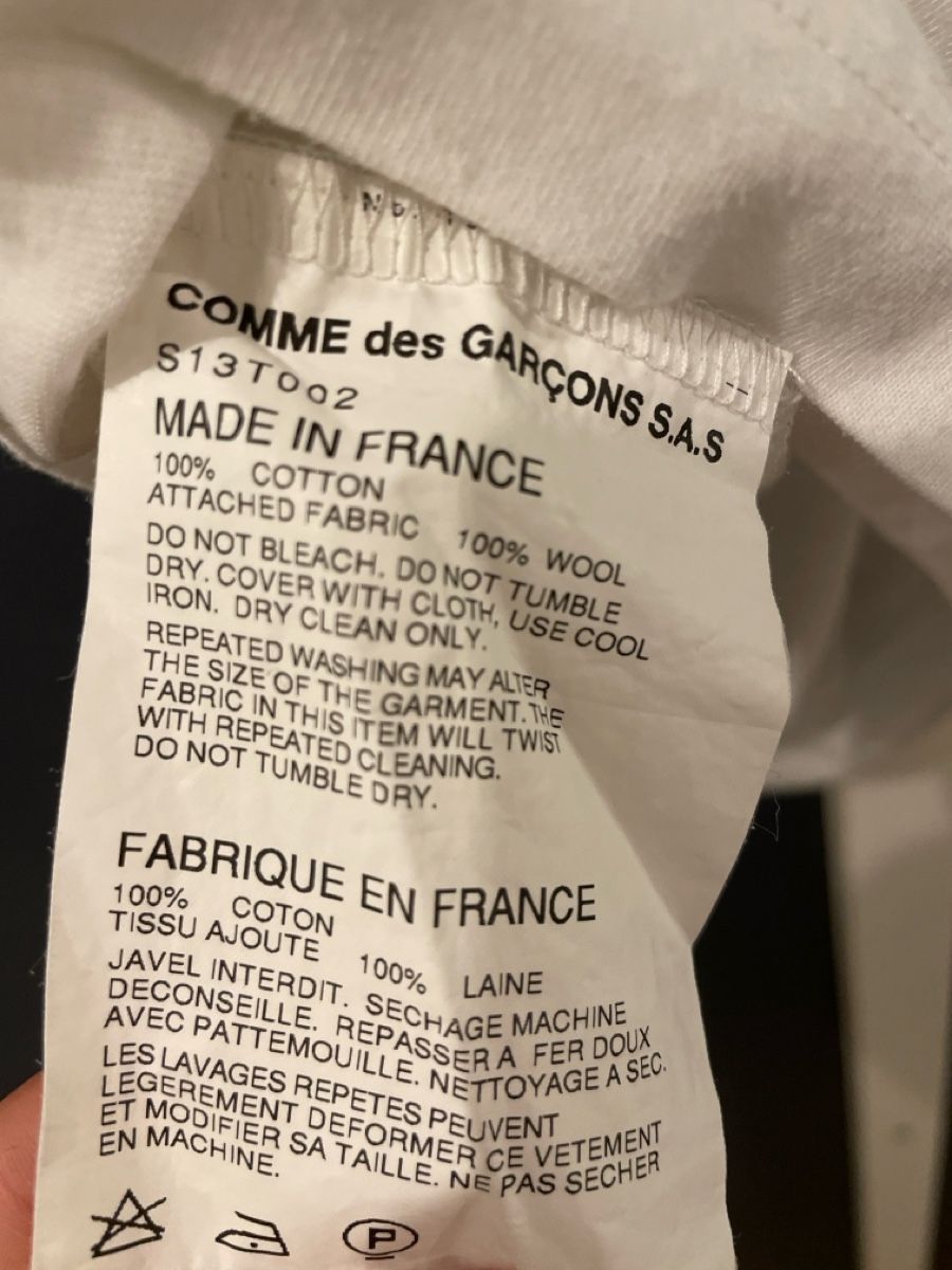 Comme Des Garcons T-shirt: Comme des Garcons Comme des Garcons Tshirt – Usato da Eglisau venduto da lia_c7ny 3