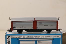 Märklin Güteragen mit Schiebe- Wand und Dach H0/AC mit OVP