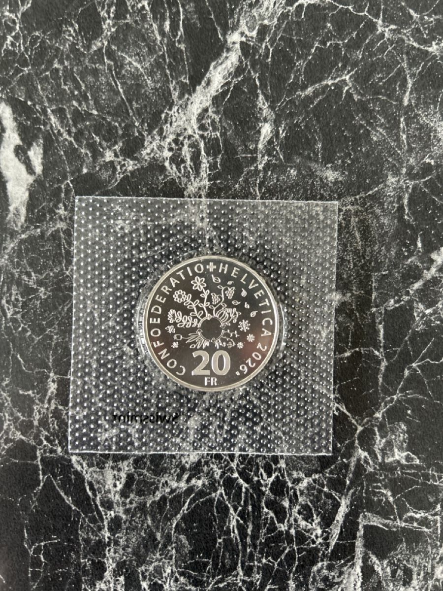 Tutti le monete: 20 francs Suisse 4 saisons été argent – Nuovo e nell'imballaggio originale da Les Bois venduto da nirina84 1