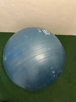 Gymnastikball blau gebraucht guter Zustand
