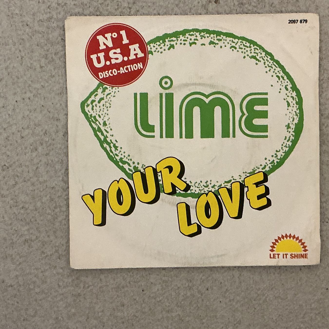Dischi in vinile: Lime Single – Your Love (VG+) – Usato da Winterthur venduto da Tumko_7_Vinyl