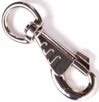 Karabinerhaken / Schnapphaken 8,5 cm silber