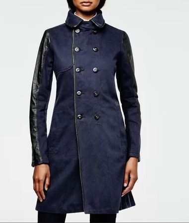 G Star RAW Damen Mantel Wintermantel /dunkelblau/Gr.S/NEU