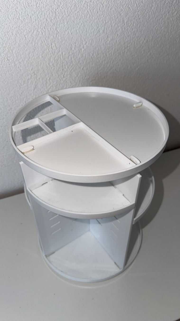 Contenitori & Simili: Kosmetik Organizer drehbar weiss – Usato da Oftringen venduto da tola19 4