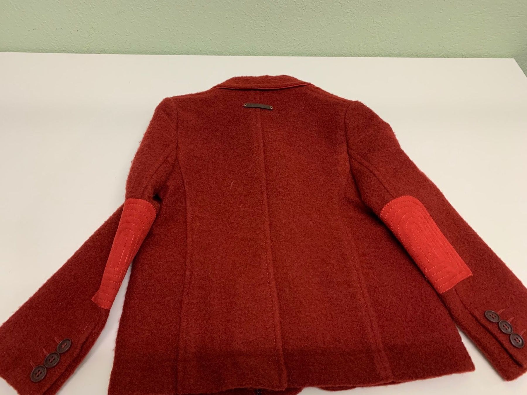 Wolle: BABY BOY WOOL & LEATHER JACKET – Neu (gemäss Beschreibung) aus Zürich von LoveFashion76 3