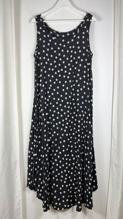 Luftiges Polka Dots Sommerkleid Gr. 48