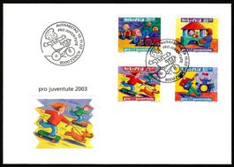 Pro Juventute 2003 Kindernmarken I, Ersttagsbrief