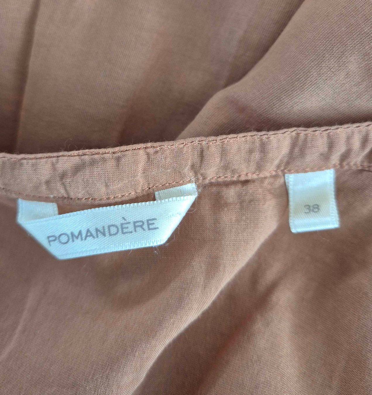 Camicette: SEIDE/COTTON DESIGNER BLUSE Gr.38 passt zu HEMISPHERE – Nuovo (secondo la descrizione) da Algetshausen venduto da Engel-99 2