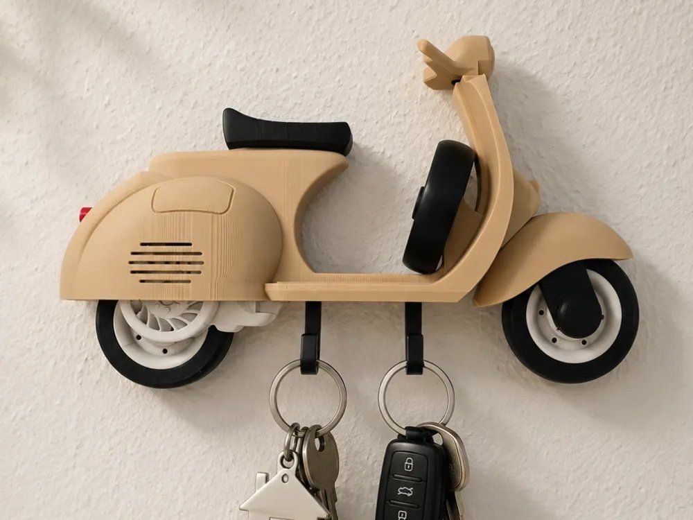 Schlüsselanhänger & - bänder: Vespa Schlüsselhalter – Neu (gemäss Beschreibung) aus Niederweningen von Wellington3D