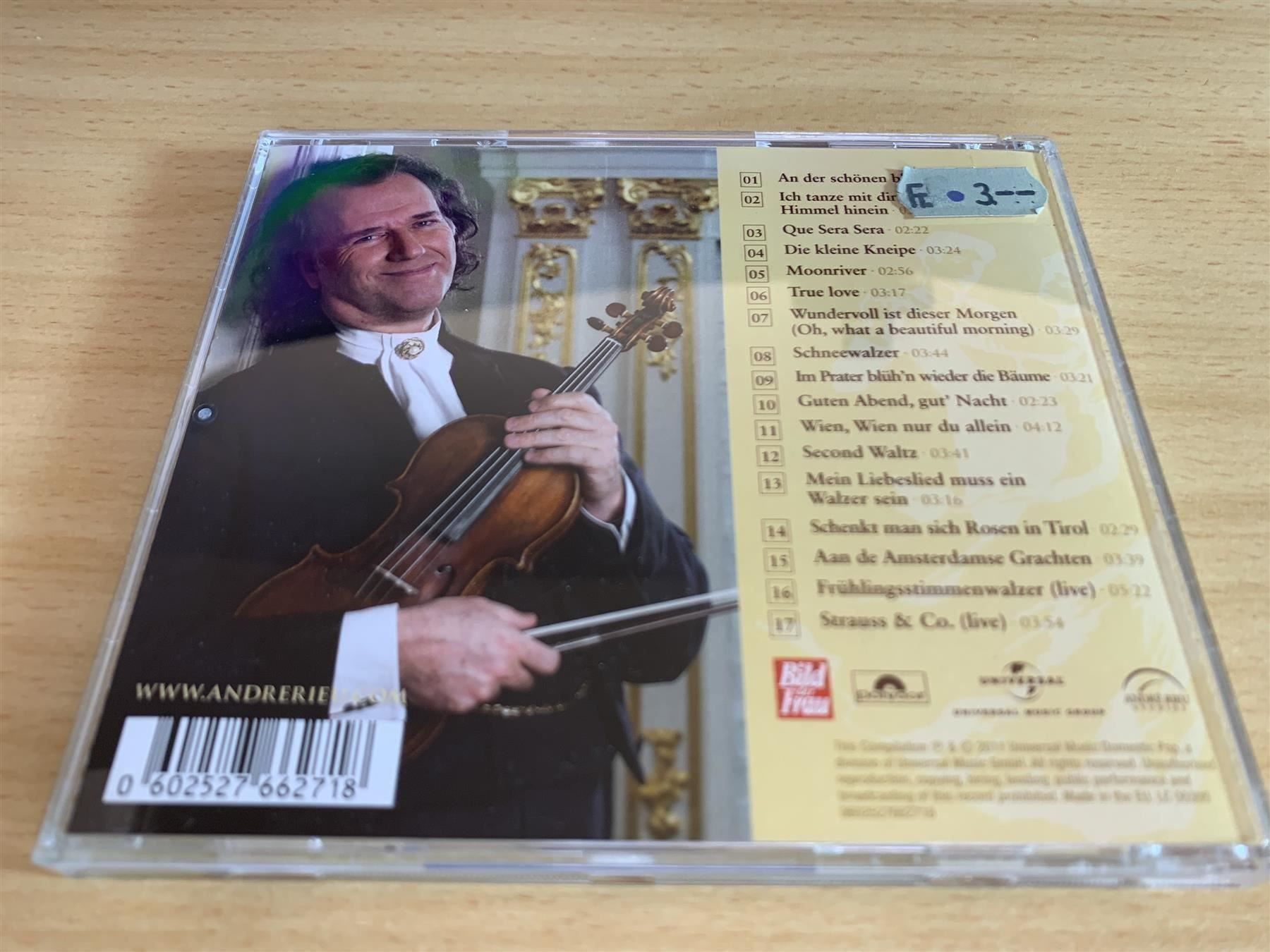 CDs: André Rieu - Die schönsten Walzer – Gebraucht aus Rikon im Tösstal von Alpenmutz 1