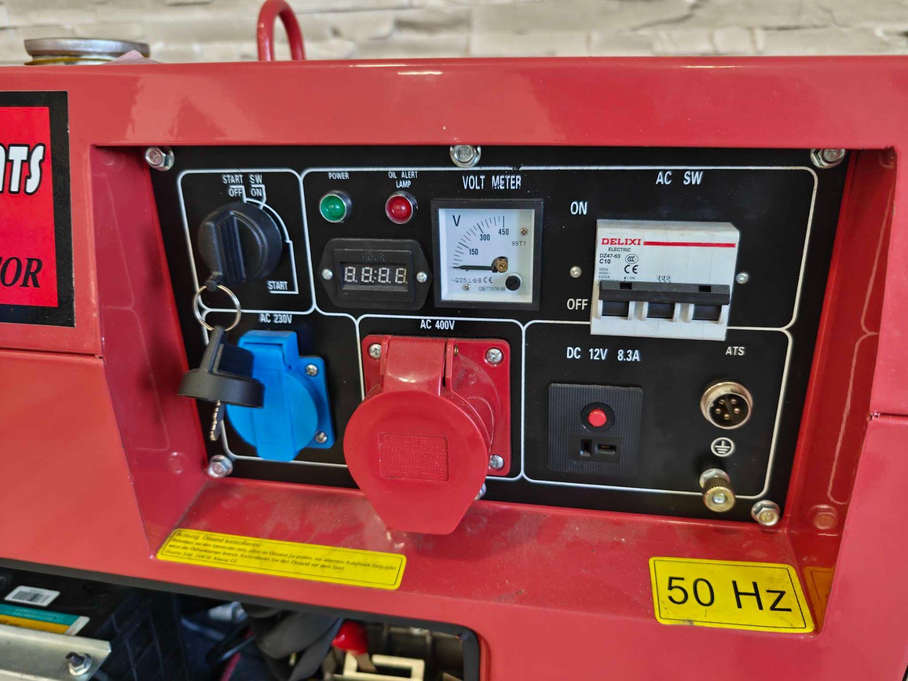 Generatori di corrente: Diesel Stromerzeuger 8,57PS 5000W Notstromaggregat Generator – Difettoso da Baar venduto da Werkzeugzentrum 8