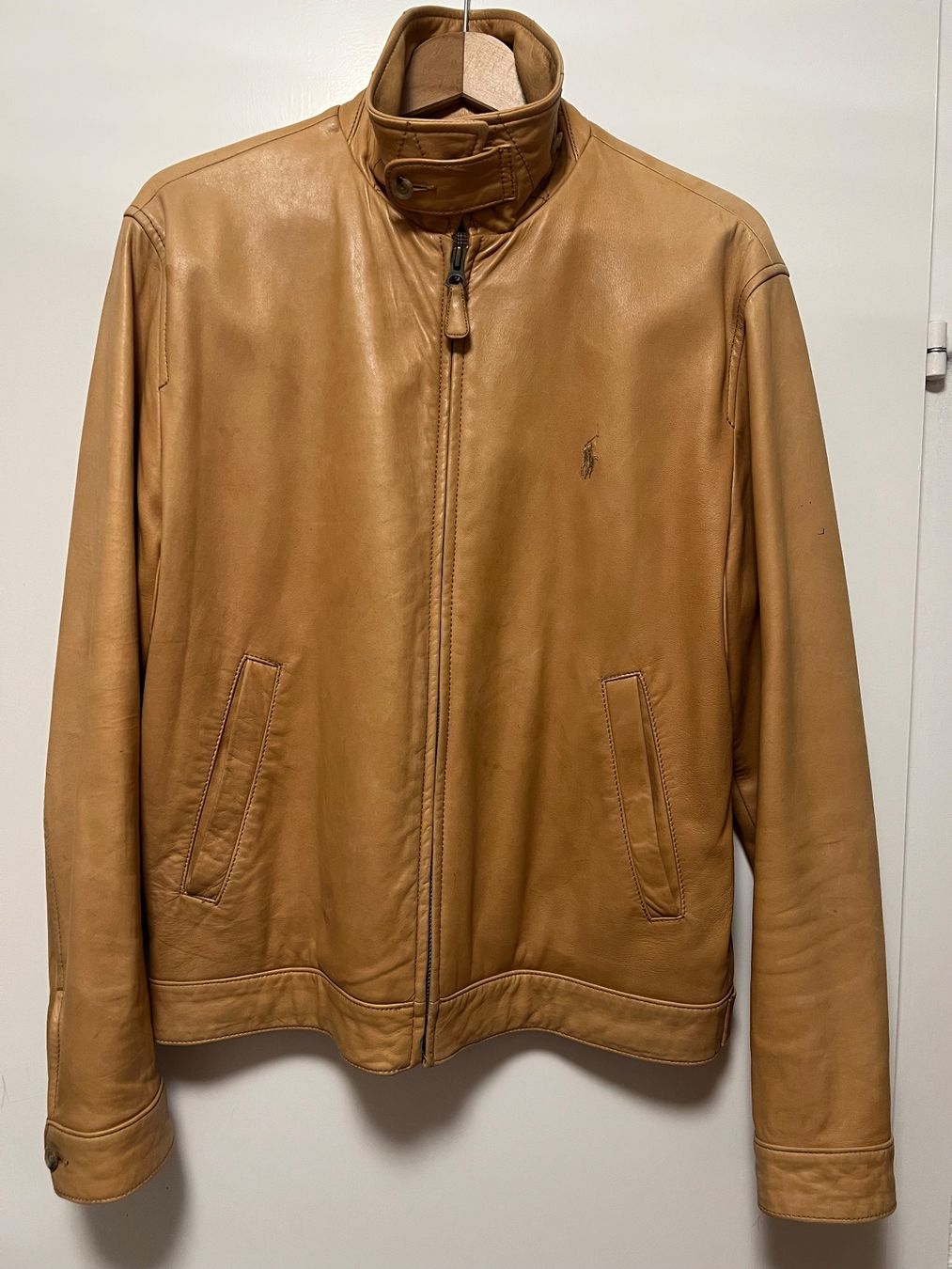 Ralph Lauren Jacken: Polo Ralph Lauren Lederjacke M Cognac – Gebraucht aus Root von Jo.Di 4