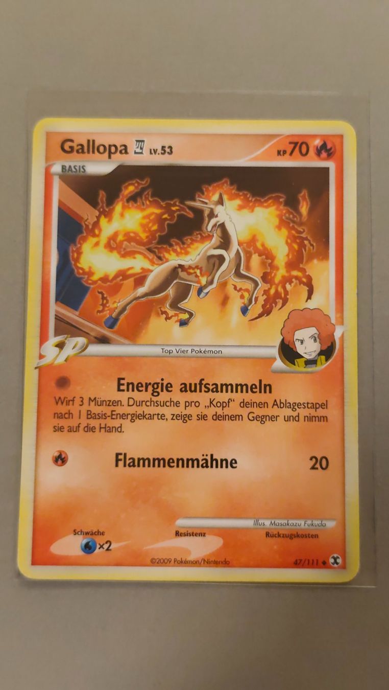 Pokémon Carte collezionabili: Gallopa / Rapidash LV.53 - Aufstieg der Rivalen – Usato da Kehrsatz venduto da Riyouu 2