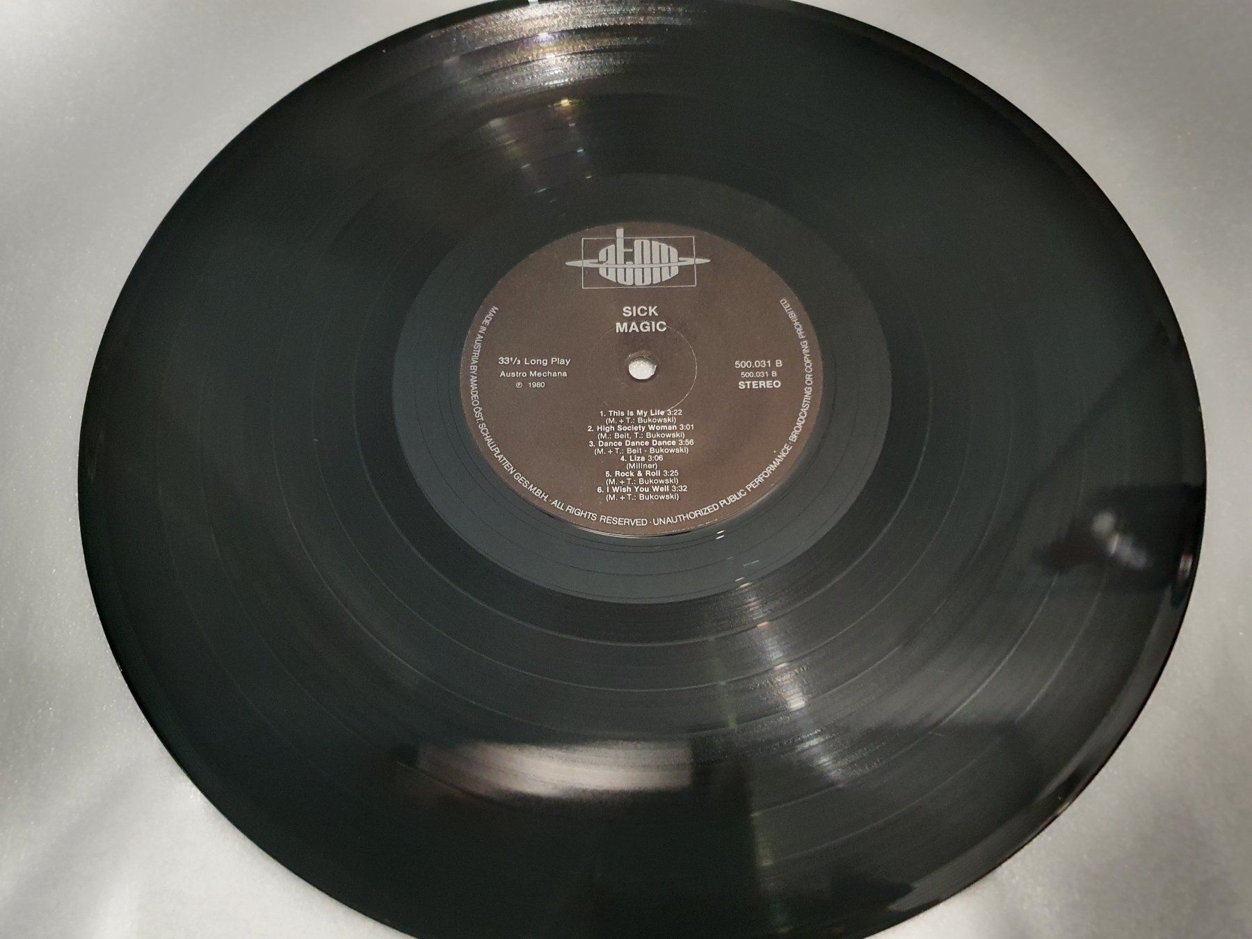 Dischi in vinile: Magic – Sick – Usato da Uster venduto da Vinyl-Leidenschaft 6