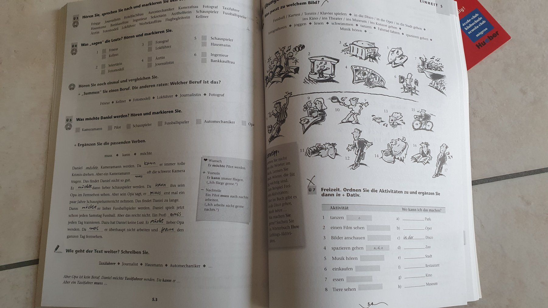 Libri: Deutsch A1, Kurs- und Arbeitsbuch mit CD – Usato da Winterthur venduto da Ywan1 6