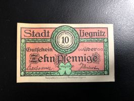 Deut. Reich 1920 Stadt Liegnitz 10 Pfg