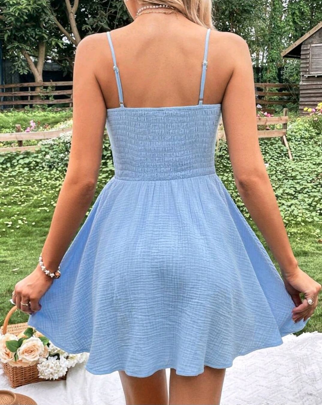 Vestiti: Neues blaues Sommer Kleid Grösse M – Nuovo (secondo la descrizione) da Kallnach venduto da _blub_ 3