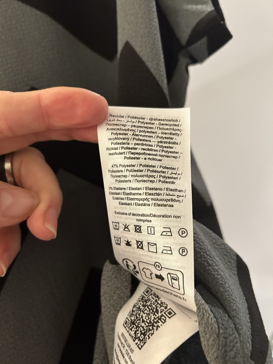 Only Camicette: Bluse vo Only, Grau Schwarz, Gr. 38, Neu! – Nuovo e nell'imballaggio originale da Erlinsbach SO venduto da hallon480 3