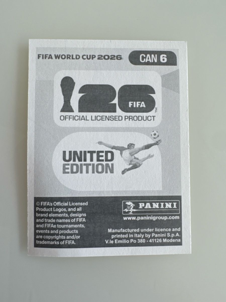 Panini Carte collezionabili: Panini 2026 Richie Laryea CAN6 – Nuovo (secondo la descrizione) da Bern venduto da akl_sy9s 1