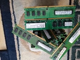 2 stk neue  ddr2 pc  ram a 2 giga
