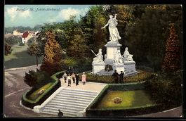 AK Basel, St Jakobsdenkmal