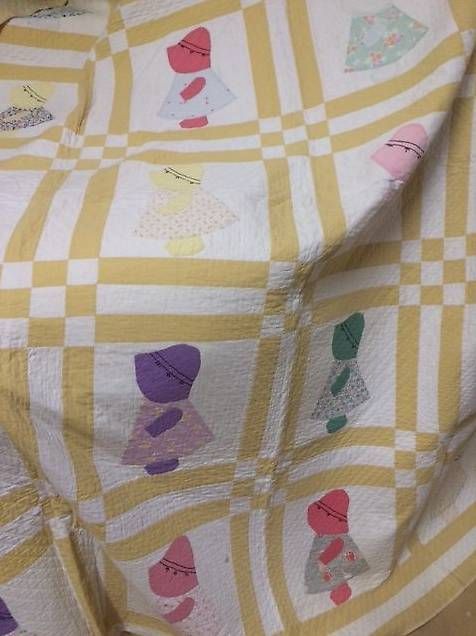 Coperte: Antique Quilt Sunnbonnet – Usato da Rudolfstetten venduto da Bungur 1