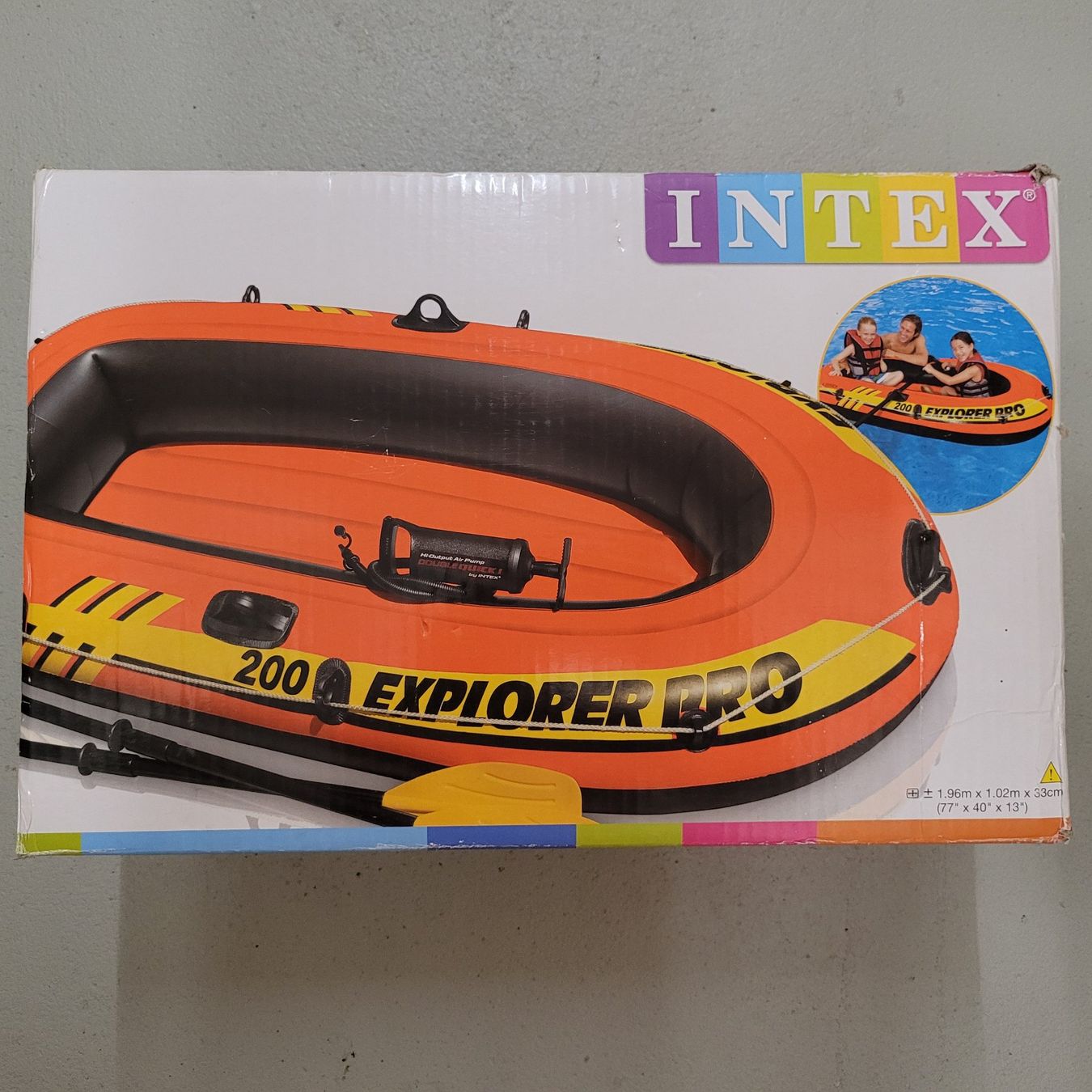 Barche: Schlauchboot Intex Explorer Pro 200 kaum gebraucht – Usato da Horgen venduto da bea_j25f
