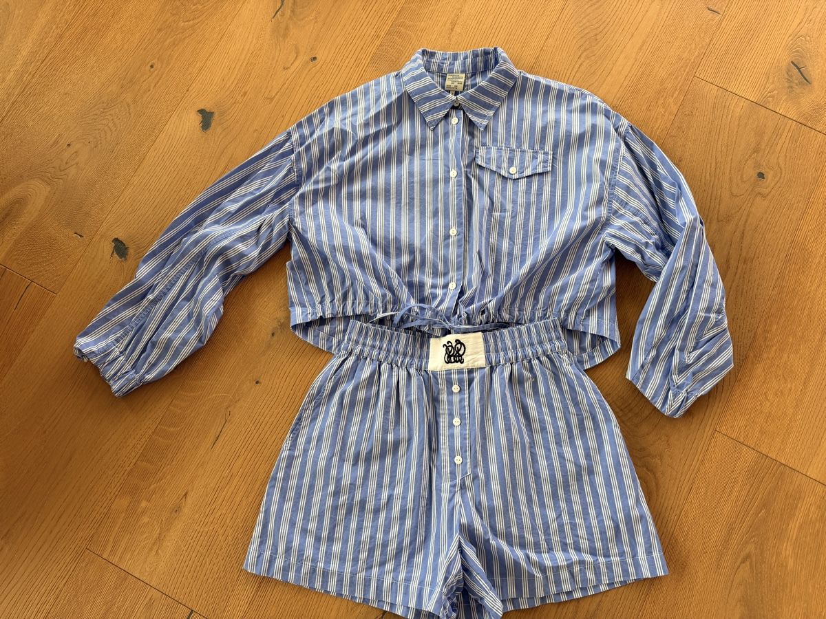 Camicette: Baum und Pferdegarten Set Hemdbluse & Shorts Gr. 36 – Usato da Altendorf venduto da PiaLang 1