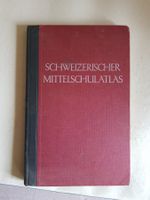 Schweizerischer Mittelschulatlas 1958 Schule Atlas