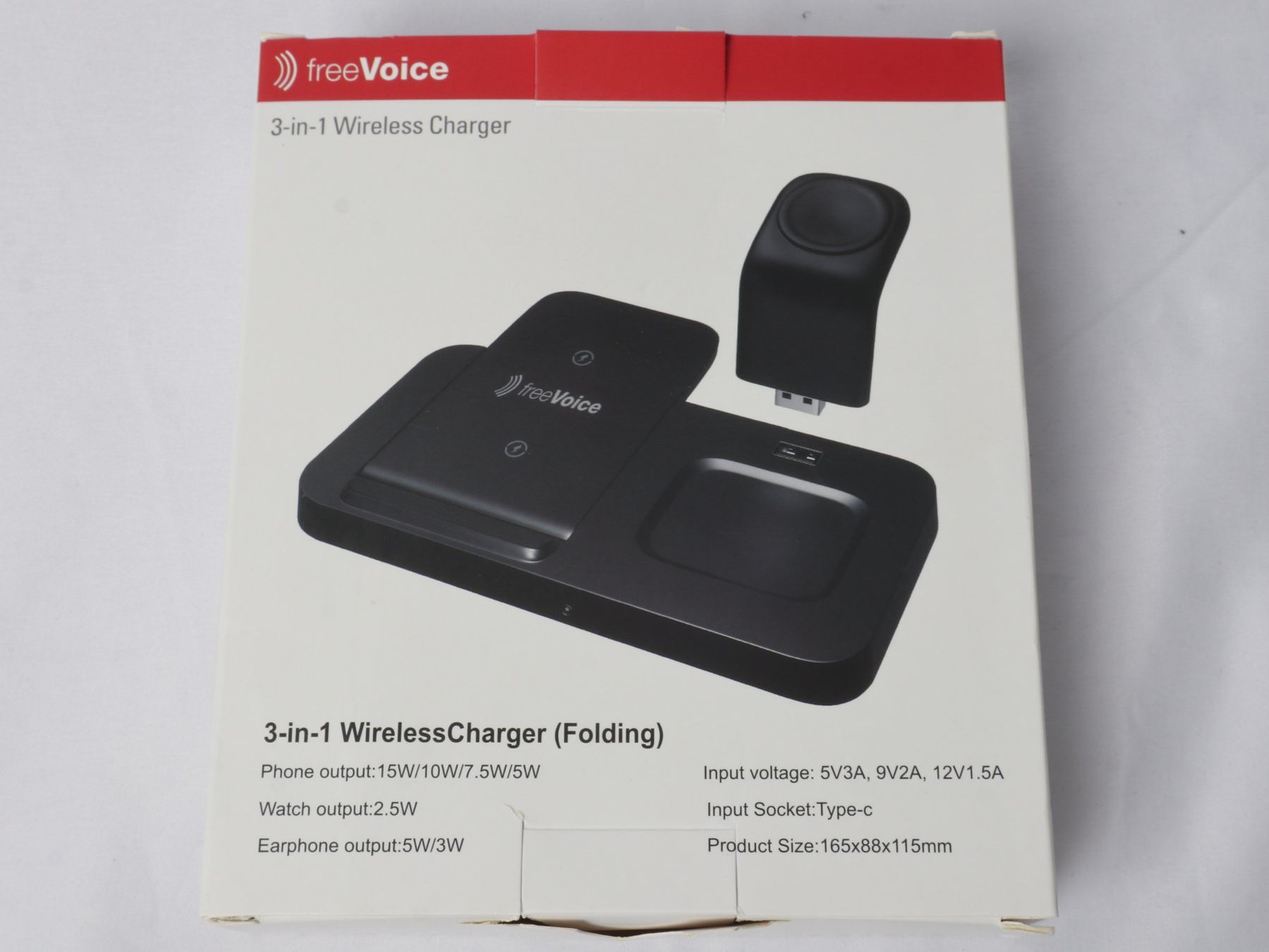 Ladegeräte: FREE-Voice3-in-1Wireless- Charger – Neu (gemäss Beschreibung) aus Steinen von Restwert_Steinen 5
