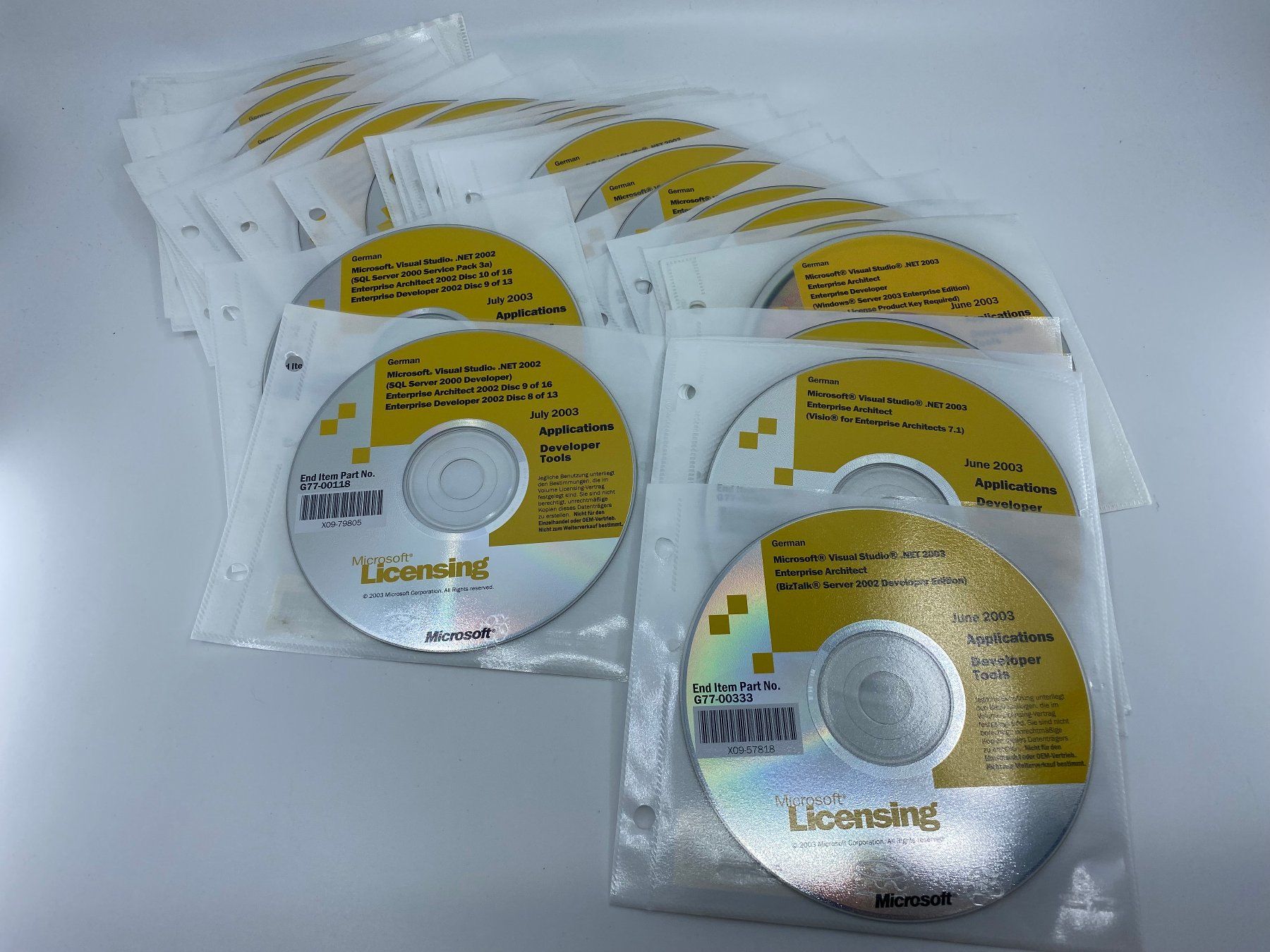 Microsoft Software: Sammlung Microsoft Select CDs - Visual Studio inkl. Ordner – Usato da Langwiesen venduto da Restposten-24 2