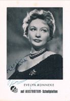 Evelyn Künneke 1921-2001 Autogramm Vintage Foto 9x14cm