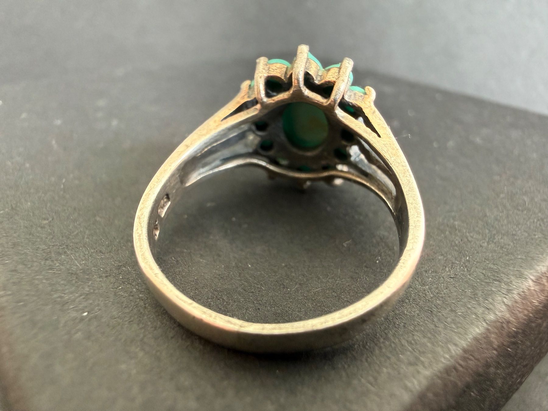 Anelli: Antiker Silber Ring mit Türkis 925 – Usato da Spiegel b. Bern venduto da Rogger72 1