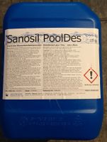 Sanosil PoolDes 10kg Chlorfreie Wasserdesinfektion neu!!