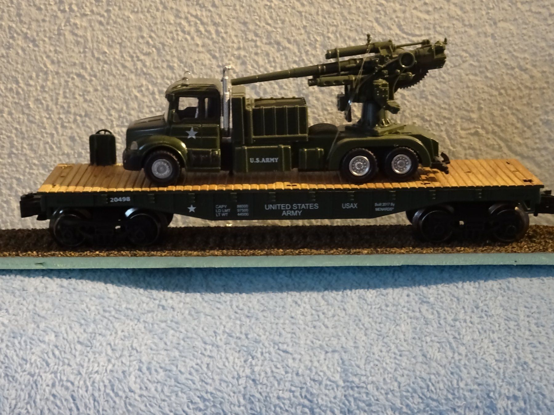 Kit di modellismo & Modellini statici: US Army Militär Waggon mit Geschütz – Usato da Hirschthal venduto da Legov 2