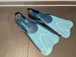 Palmes taille 44-45 bleu snorkeling piscine mer adulte