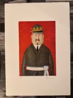 Lithographie couleur originale d'Antonio Bueno (1918-1984)
