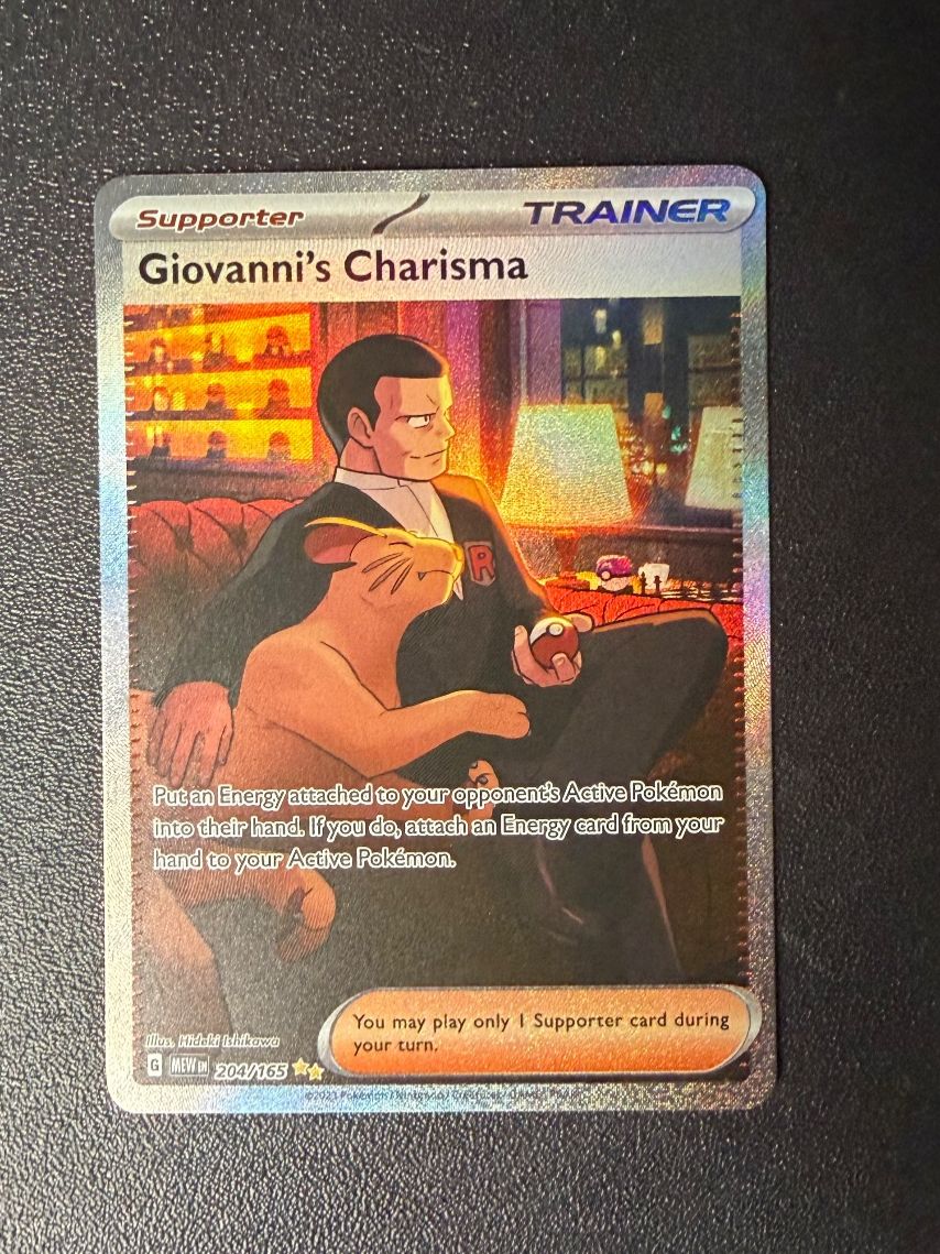 Pokémon Sammelbilder & Trading cards: Giovannis Charisma #204/165 – Neu (gemäss Beschreibung) aus Niedergösgen von SwissPokeCards