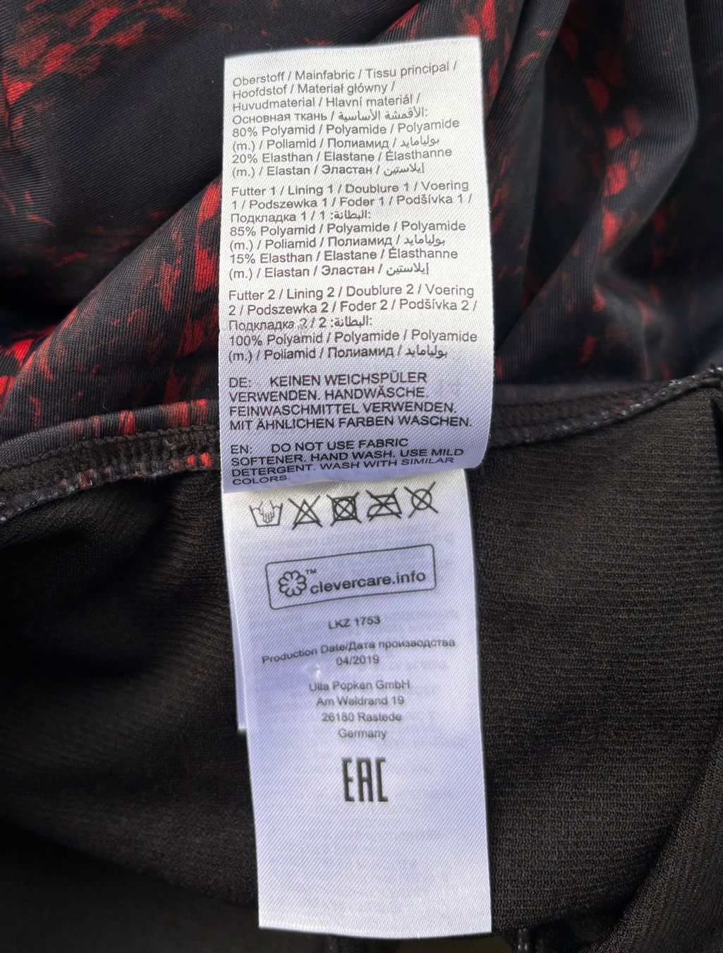Costumi da bagno & Bikini: Ulla Popken Badekleid, Papageien, Gr. 44; C-Softcups – Nuovo (secondo la descrizione) da Ebnat-Kappel venduto da Molton 8