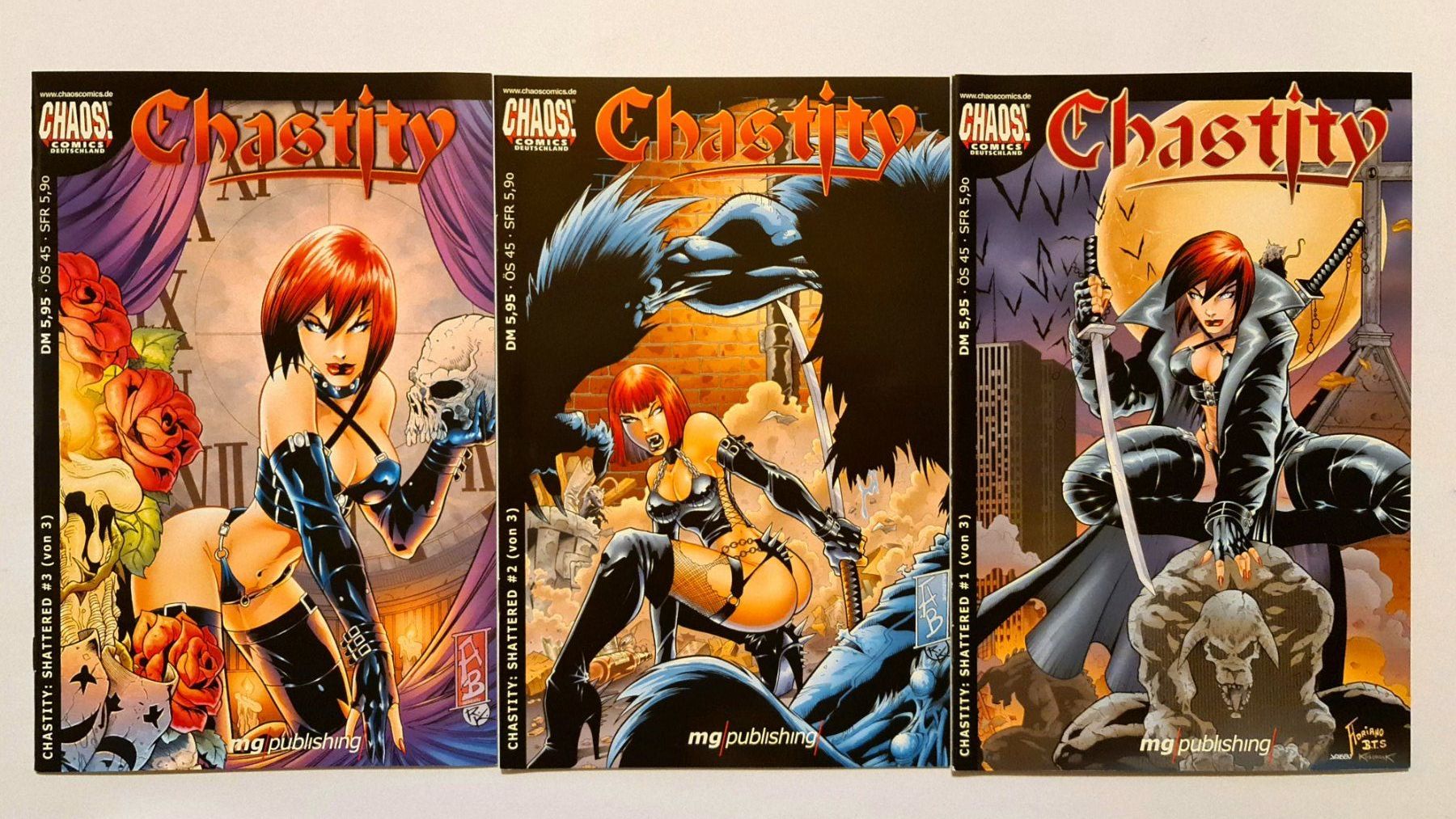 Comics: CHASTITY: SHATTERED - Comic Hefte, 1-3, Chaos Comics – Neu (gemäss Beschreibung) aus Aesch BL von pri_fp8t