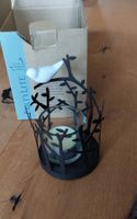PartyLite Kerzenhalter Singvogel schwarz